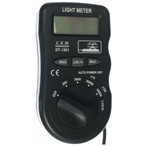 Люксметр CEM DT-1301 benetech gm1010 digital light lux meter 0 200 000 lux illuminance meter photometer lux fc measure light gauge tester