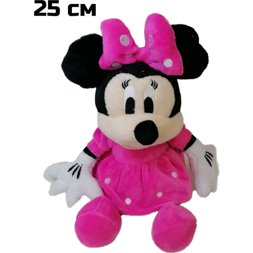 фото Мягкая игрушка минни маус розовая 25 см. плюшевая игрушка мышка minnie mouse. jmdy