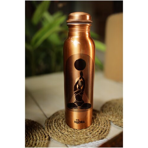 Медная бутылка для воды Шакти, 900 мл, 100% медь, бренд NiiDRA