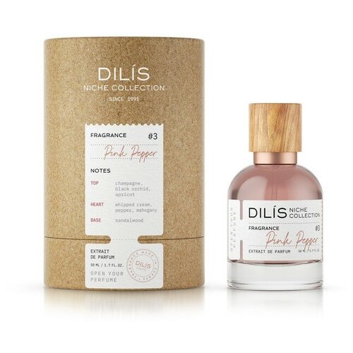 Духи женские Dilis Niche Collection Pink Pepper, 50 мл женская парфюмерия dilis niche collection wild water