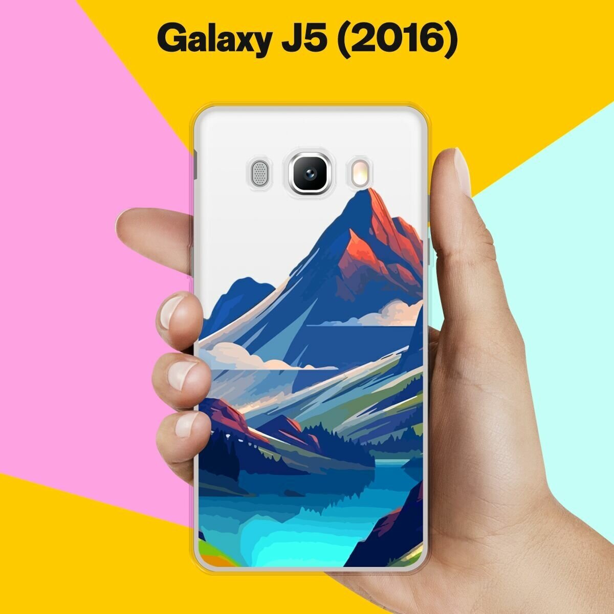 Силиконовый чехол на Samsung Galaxy J5 (2016) Горы 10 / для Самсунг Галакси Джи 5 2016