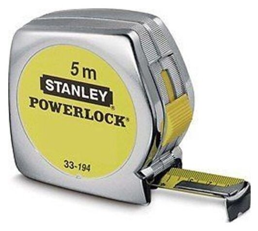 Измерительная рулетка STANLEY POWERLOCK 0-33-194, 19 мм х5 м