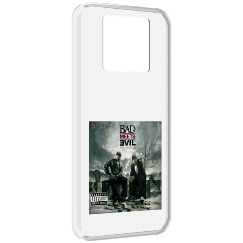 Чехол MyPads Eminem BAD MEETS EVIL – HELL THE SEQUEL для Black Shark 3 5G / Black Shark 3S задняя-панель-накладка-бампер чехол mypads eminem bad meets evil – hell the sequel для vivo y77 5g задняя панель накладка бампер