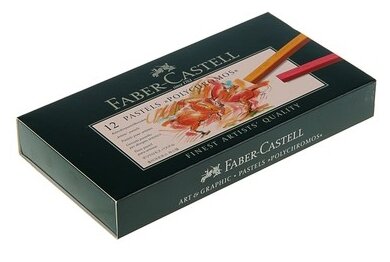 Faber-Castell Пастель художественная Polychromos 12 цветов