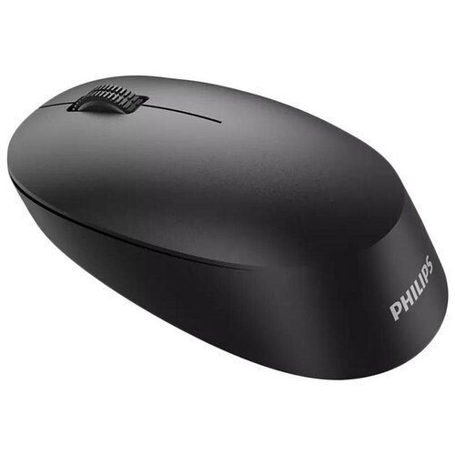 Philips Беспроводная Мышь SPK7407 2,4 GHz, Bluetooth 3.0/5.0, 4 кнопки 1600dpi, бесшумная Чёрный