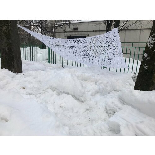 Сеть маскировочная 3 * 3 белый снег
