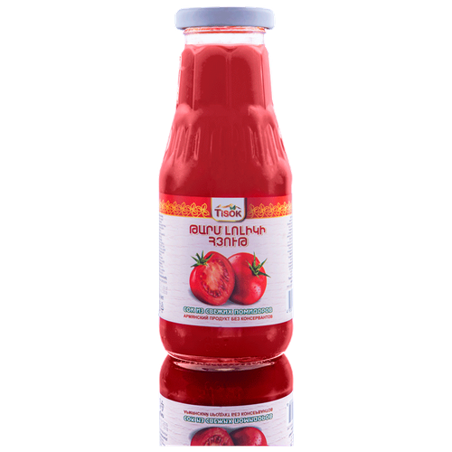 Сок томатный (ст. бутылка 310мл) Тисок упаковка 18 шт