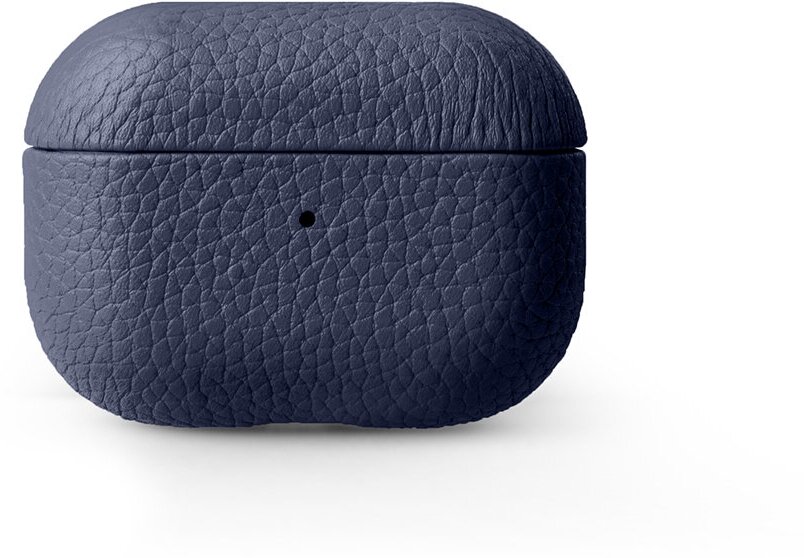 Кожаный чехол Melkco Origin Series Snap Cover для наушников Apple AirPods Pro 2, темно-синий