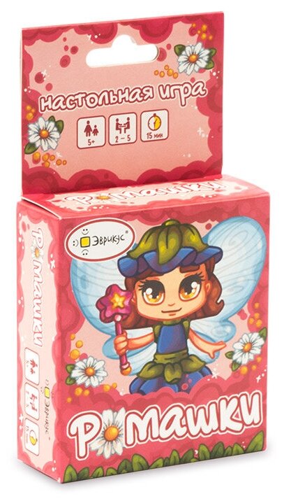 Эврикус Ромашки BG-11025 - настольная игра для всей семьи, развивает логику