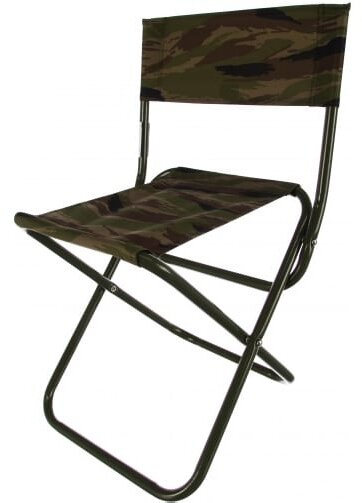 Складной туристический стул со спинкой Следопыт 320х340х580 мм, камыш PF-FOR-S09