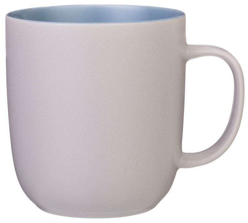 фото Кружка velour 400мл серая Bronco (157909)