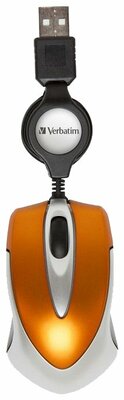 Компактная мышь Verbatim Optical Travel Mouse Go Mini Orange USB