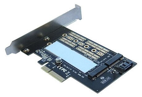 Адаптер для накопителей M.2 NVME SSD + M.2 SATA SSD AgeStar AS-MC02 — фото 10