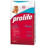 Корм для кошек Prolife Kitten с рыбой и рисом 1.5 кг - изображение