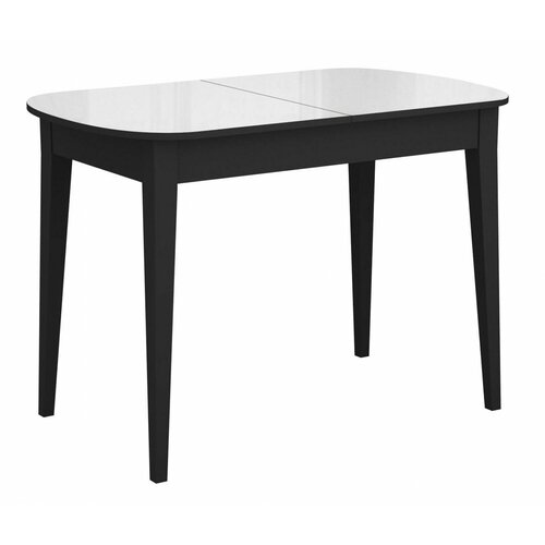 Стол ДИК DikLine M130 венге/стекло белое глянец optiwhite/опоры MM венге