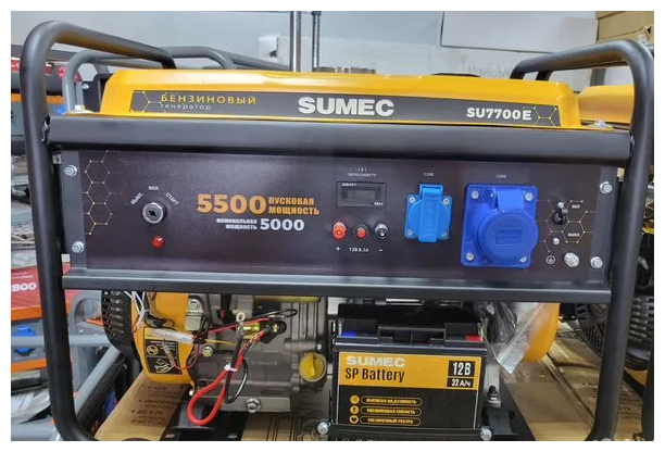 Генератор бензиновый SUMEC SU7700Е - фотография № 3