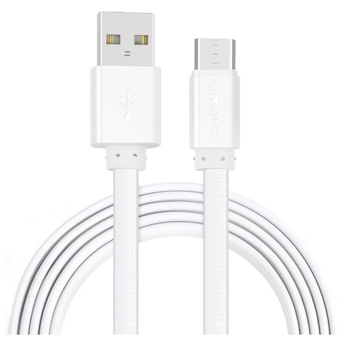 Кабель Crown USB - microUSB CMCU-1022M white