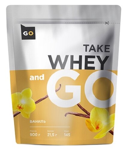 Протеин Take and Go Whey, 900 гр., ваниль