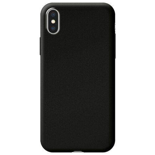 фото Чехол Deppa Silk Case для Apple iPhone X/Xs черный металлик
