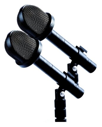 МК-101-Ч-С Микрофон конденсаторный, черный, стереопара, Октава