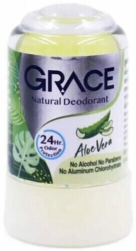 Дезодорант кристаллический «Алоэ Вера» Grace Natural Deodorant Aloe Vera 50g