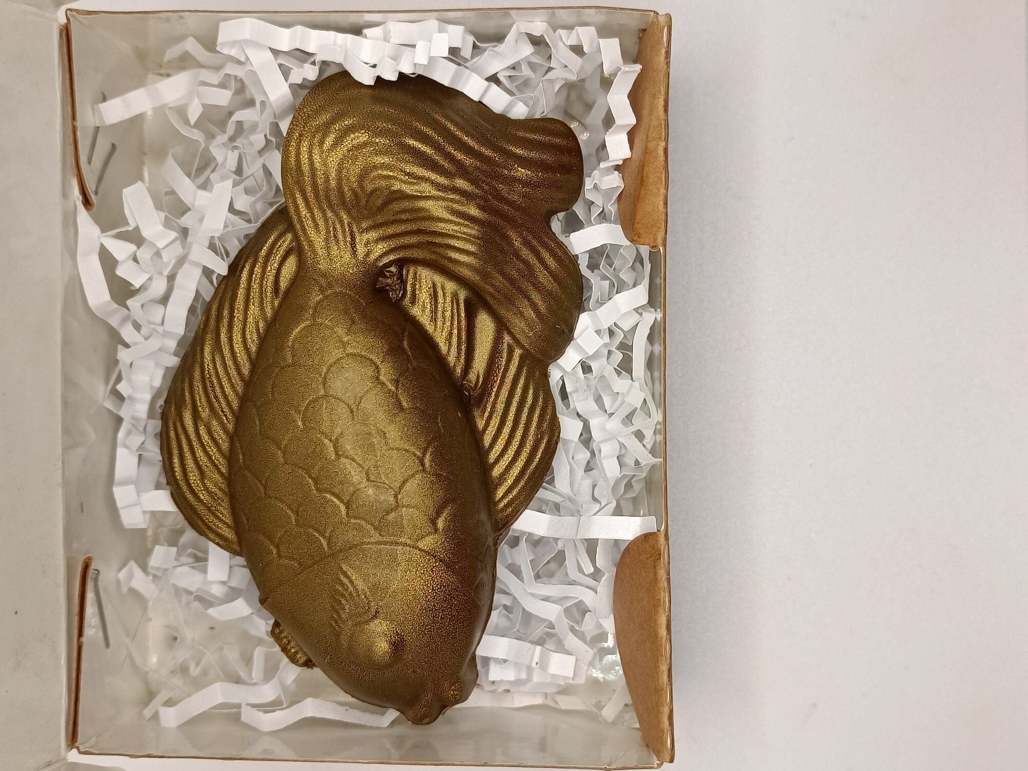 Шоколад фигурный "Золотая рыбка"42гр - фотография № 2