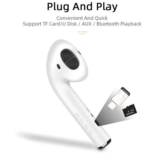 Колонка Беспроводная Bluetooth Большой Наушник с Микрофоном FM TF Card Портативная Колонка Динамик Доставка из России 85000₽