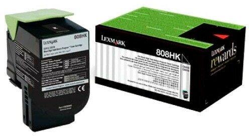 Тонер-Картридж Lexmark 808HK 80C8HK0 для CX410/CX510 4000стр черный