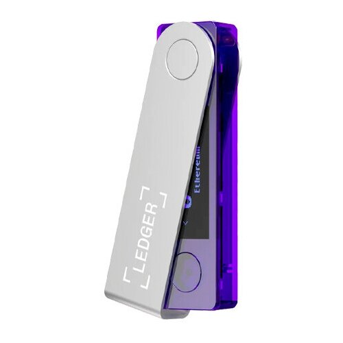 Аппаратный кошелёк Ledger Nano X Cosmic Purple