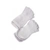 Носки противоскользящие для занятий йогой с открытыми пальцами, серые - изображение