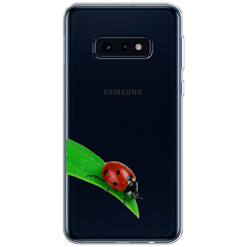 Силиконовый чехол на Samsung Galaxy S10E / Самсунг Галакси S10E На счастье, прозрачный силиконовый чехол на samsung galaxy s10e самсунг галакси s10e королевская кровь прозрачный