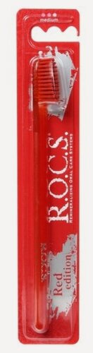Изображение товара Зубная щетка R.o.c.s. Red Edition Classic, средняя