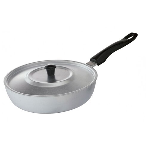 фото Сковорода scovo мт-028, 26 см, с крышкой, серебряный