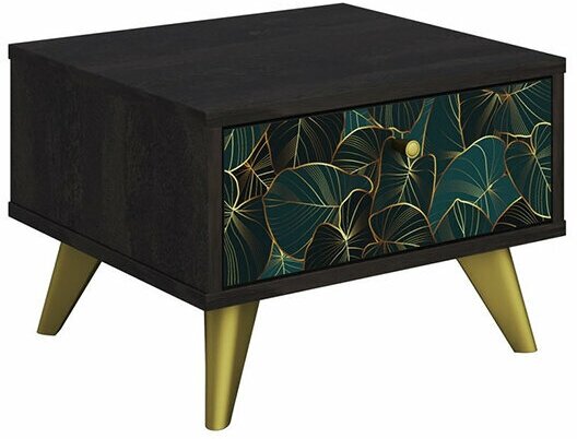 фото Тумба МК Стиль Фьюжн tropical / камень угольный 44х39.7х30.4 см
