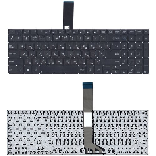 Клавиатура для ноутбука Asus V551 черная плоский Enter клавиатура для ноутбука asus vivobook v551 s551 k551 p n 0knb0 610bru00 0knb0 610btw00 13g056601950m 9z nansq 00r aexj9700110 mp 13f83rc 920