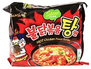 Лапша быстрого приготовления Samyang Рамен с курицей острый, 145 г