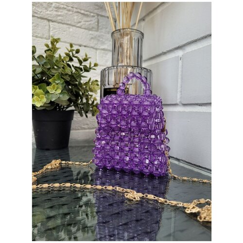 фото Сумка повседневная, фиолетовый jewelry bags shop