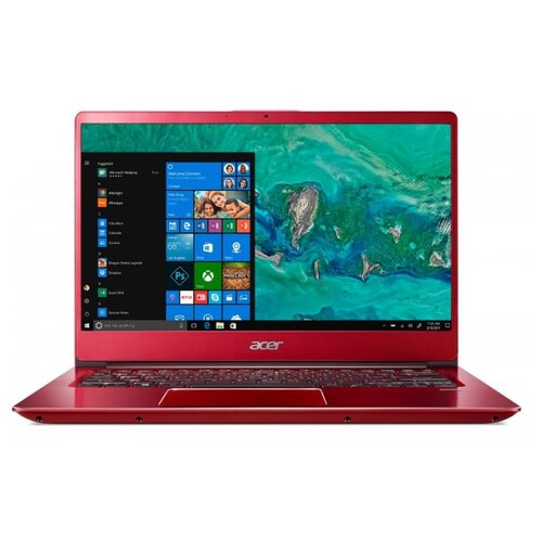 фото Ноутбук Acer SWIFT 3 (SF314-56-35A9) (Intel Core i3 8145U 2100 MHz/14"/1920x1080/8GB/128GB SSD/DVD нет/Intel UHD Graphics 620/Wi-Fi/Bluetooth/Windows 10 Home) NX.H4JER.004 красный