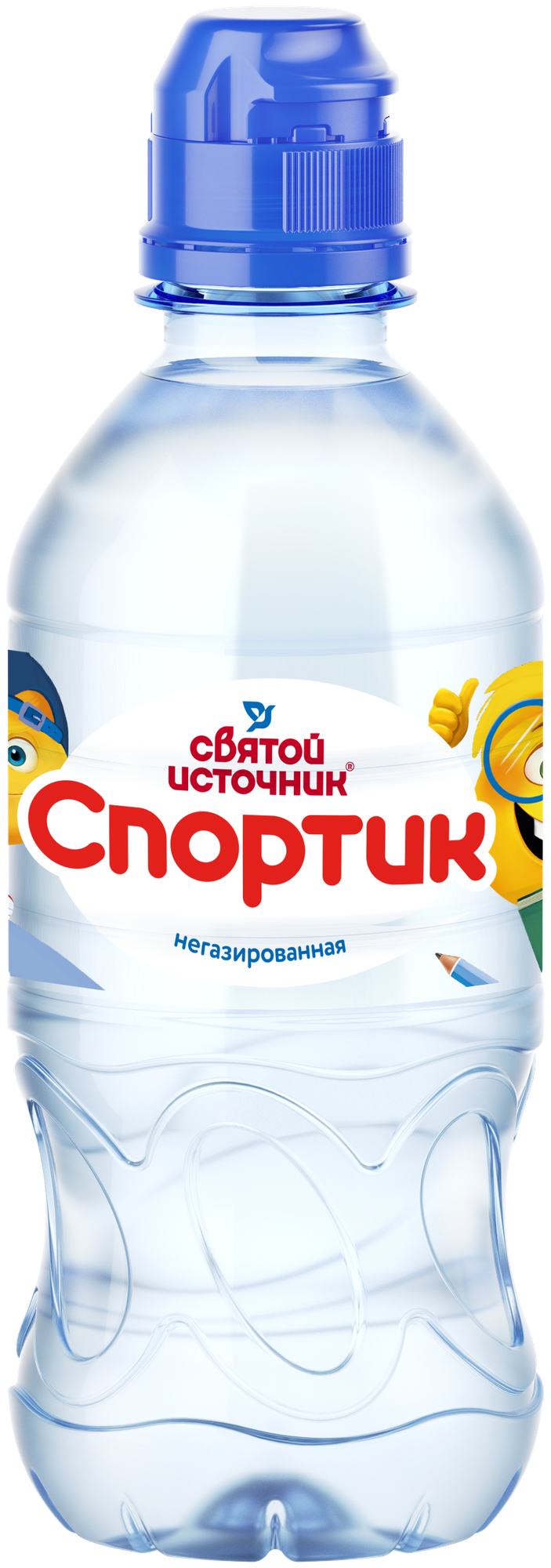 Вода природная питьевая негазированная "Святой источник" 0,33 л. ПЭТ Спортик (12 штук) - фотография № 3