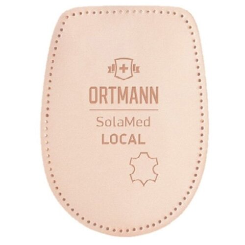 Купить Ортопедические подпяточники при пяточной шпоре (2шт) SolaMed Local, ORTMANN, размер XL, бежевый, кожа