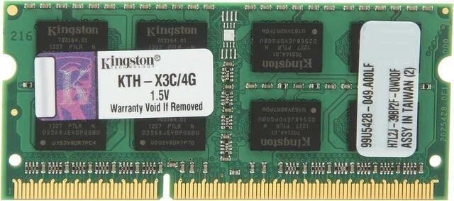   Kingston DDR3L 4Gb SO-DIMM (KTH-X3C/4G)