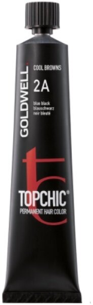 Goldwell Topchic стойкая крем-краска для волос, 2A иссиня-черный