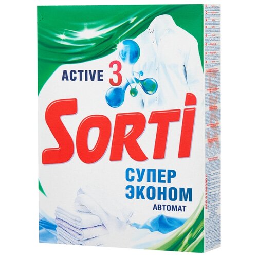 фото Стиральный порошок Sorti Супер Эконом (автомат) 0.35 кг картонная пачка