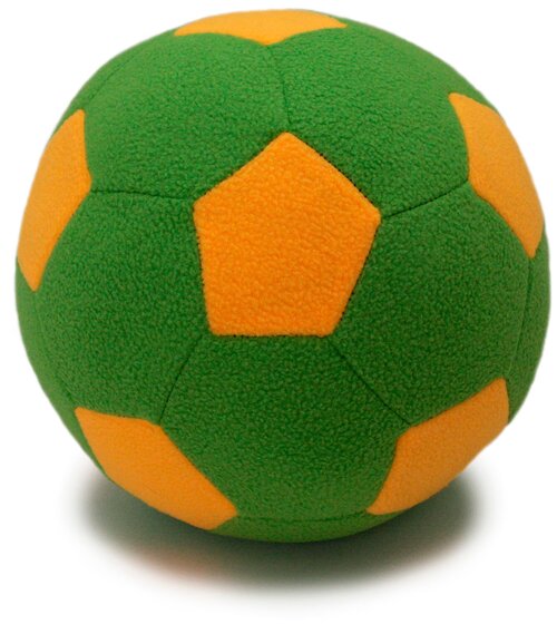 Мягкая игрушка Magic Bear Toys Мяч мягкий цвет светло-зеленый, желтый 23 см