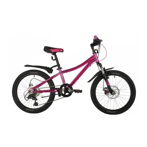 Велосипед NOVATRACK 20 KATRINA алюмрама розовый металик 6-скор TY21TS38 дискторSTG 1964000₽