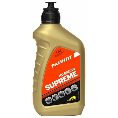 фото Масло для садовой техники patriot supreme hd sae 30 0.946 л