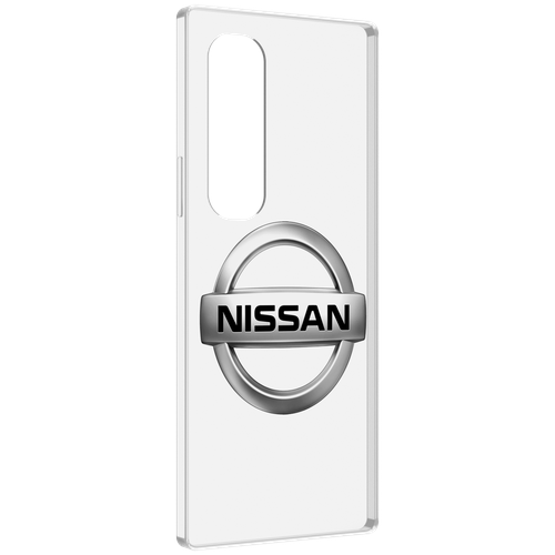 Чехол MyPads nissan-ниссан-3 мужской для Samsung Galaxy Z Fold 4 (SM-F936) задняя-панель-накладка-бампер
