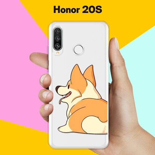 Силиконовый чехол Корги на Honor 20s силиконовый чехол узор из корги на honor 20s