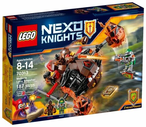 Конструктор LEGO Nexo Knights 70313 Лавинный разрушитель Молтора, 187 дет.