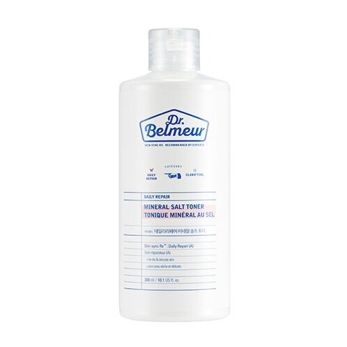 фото Thefaceshop dr.belmeur тонер с морской водой daily repair mineral salt toner 300 мл